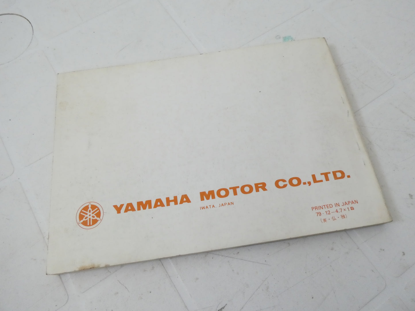 per Yamaha dt 400 250 mx g 3J4-28199-80 Owners manual betriebsanleitung moto motorcycle manuale uso manutenzione