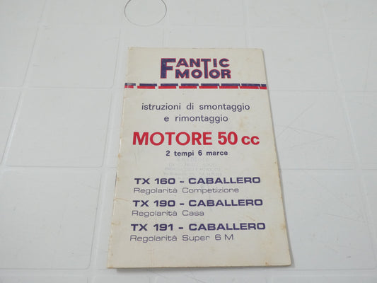 per Fantic motor tx 160 190 191 caballero smontaggio e rimontaggio manuale motore minarelli p6
