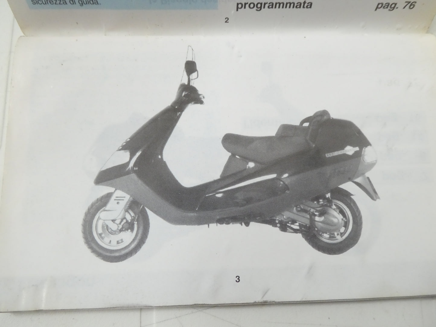 per Piaggio 2 tempi 125 150 Hexagon manuale uso manutenzione scooter