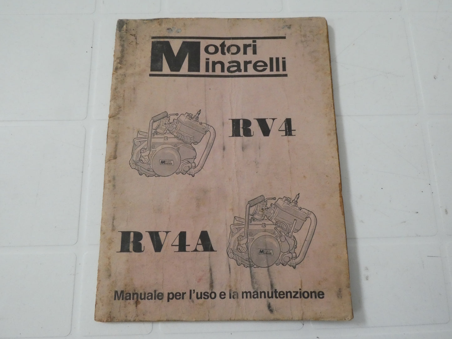 Per minarelli rv4 rv4 A libretto manuale uso manutenzione smontaggio motore