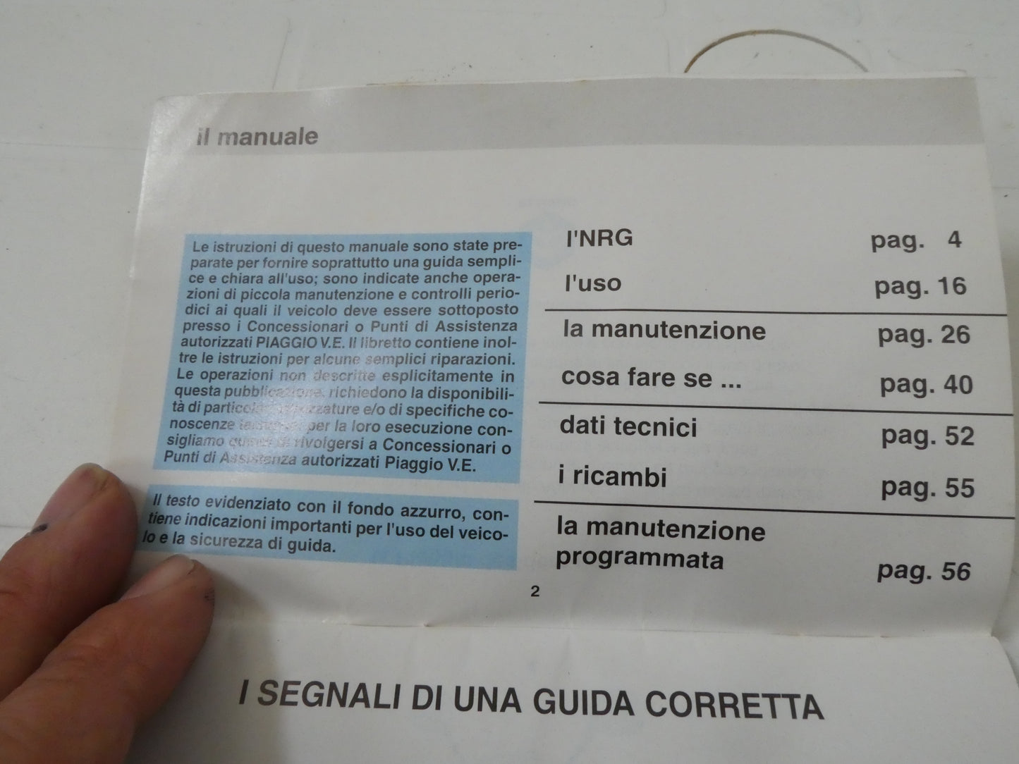 Per piaggio nrg 50 libretto manuale uso manutenzione scooter