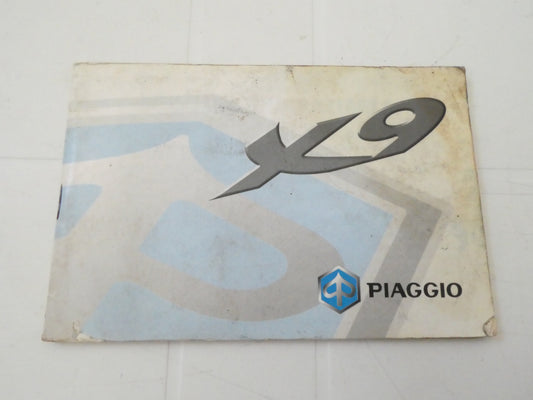Per Piaggio x9 250  scooter manuale uso manutenzione libretto