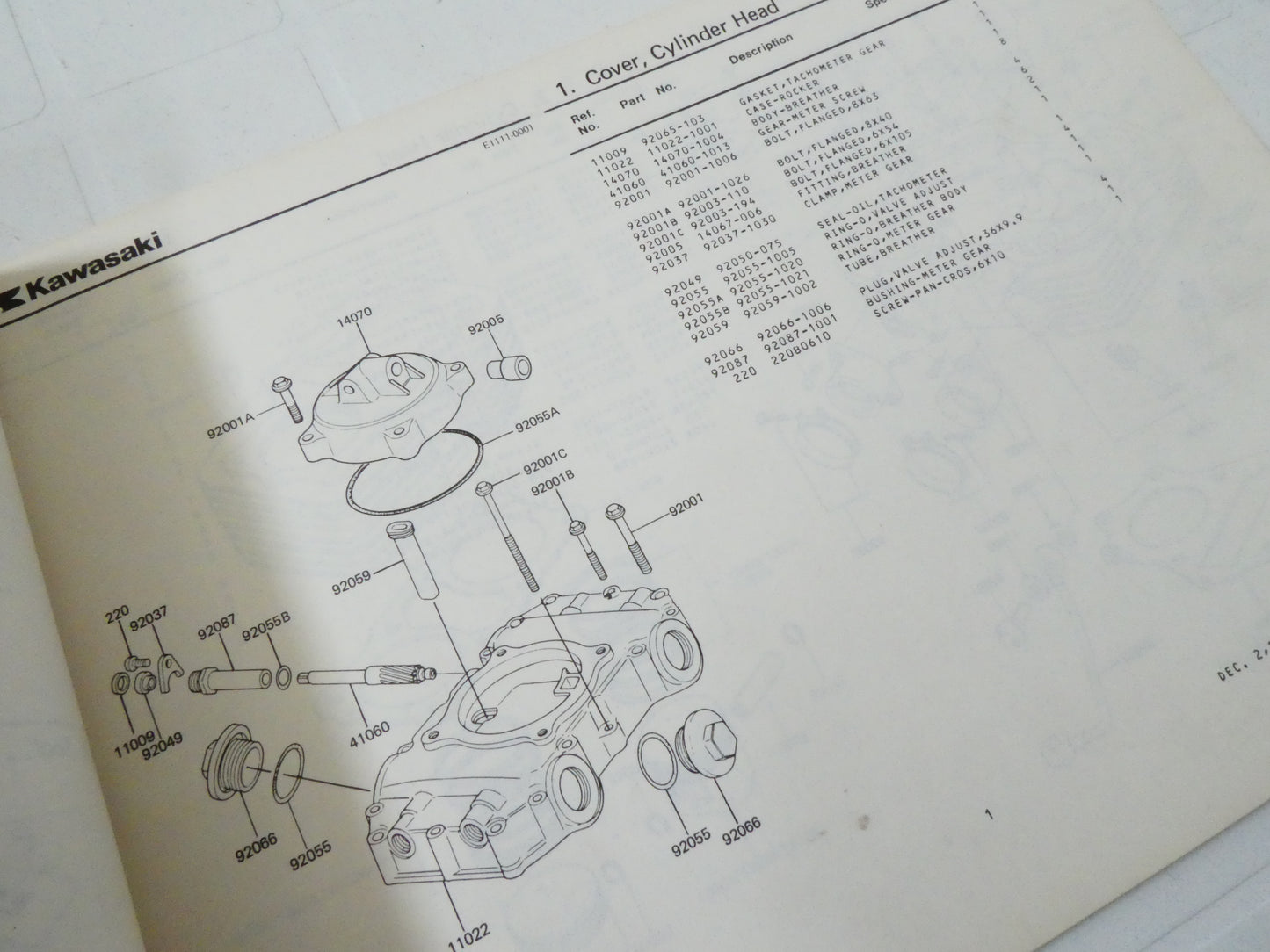 Per Kawasaki z 400 G3 catalogo codici parti ricambio motorcycle parts catalog moto