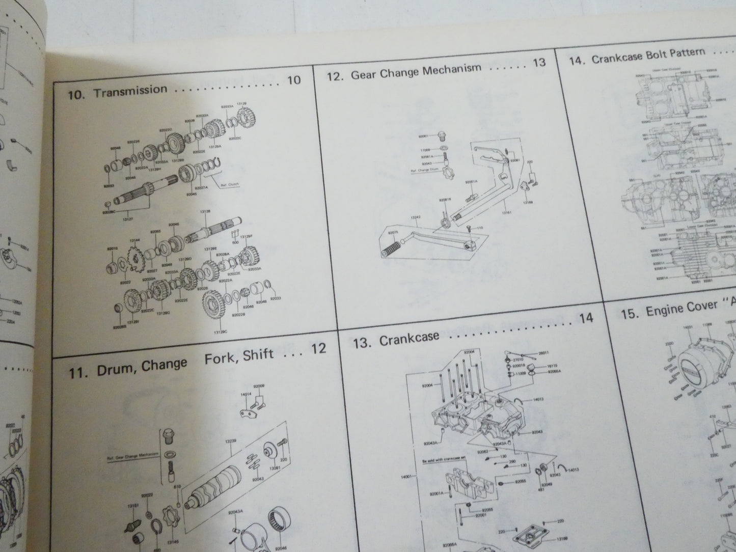 Per Kawasaki z 400 G3 catalogo codici parti ricambio motorcycle parts catalog moto