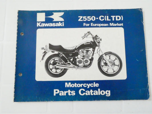 Per Kawasaki z 550 c3 ltd  catalogo codici parti ricambio motorcycle parts catalog moto