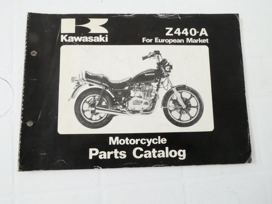 Per Kawasaki z 440 A2 catalogo codici parti ricambio motorcycle parts catalog moto catalogue
