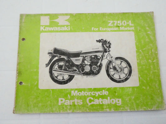 Per Kawasaki Z 750 l L1  catalogo parti ricambio moto motorcycle parts catalogue