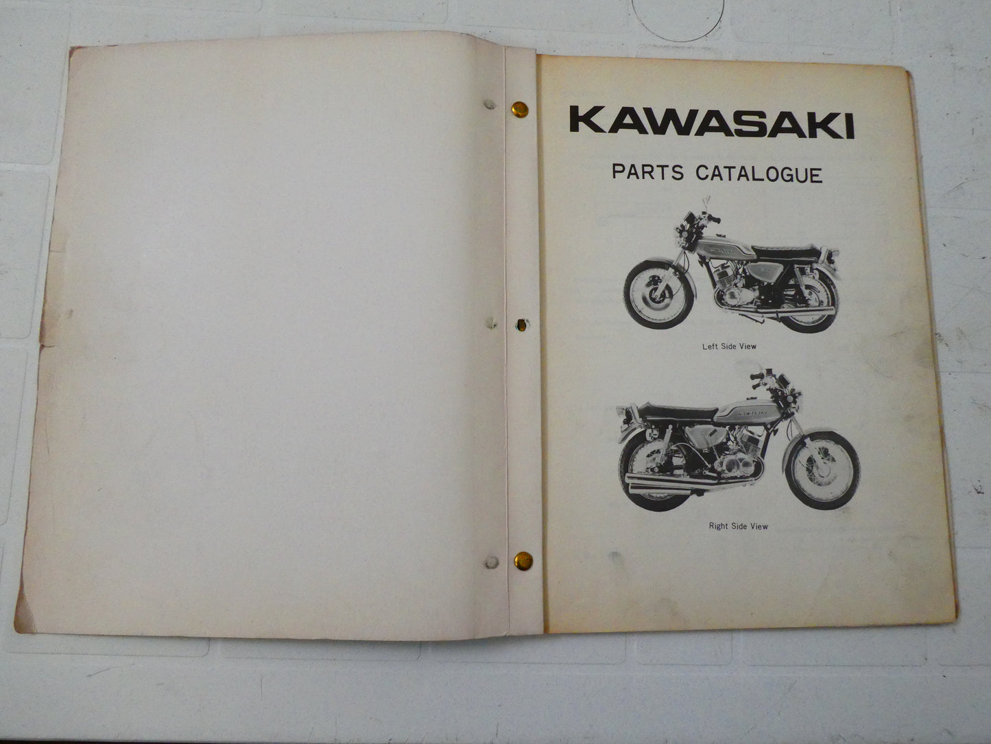 Per Kawasaki 500 H1 B MACH catalogo moto ricambi catalogue parts motorcycle 99997-521