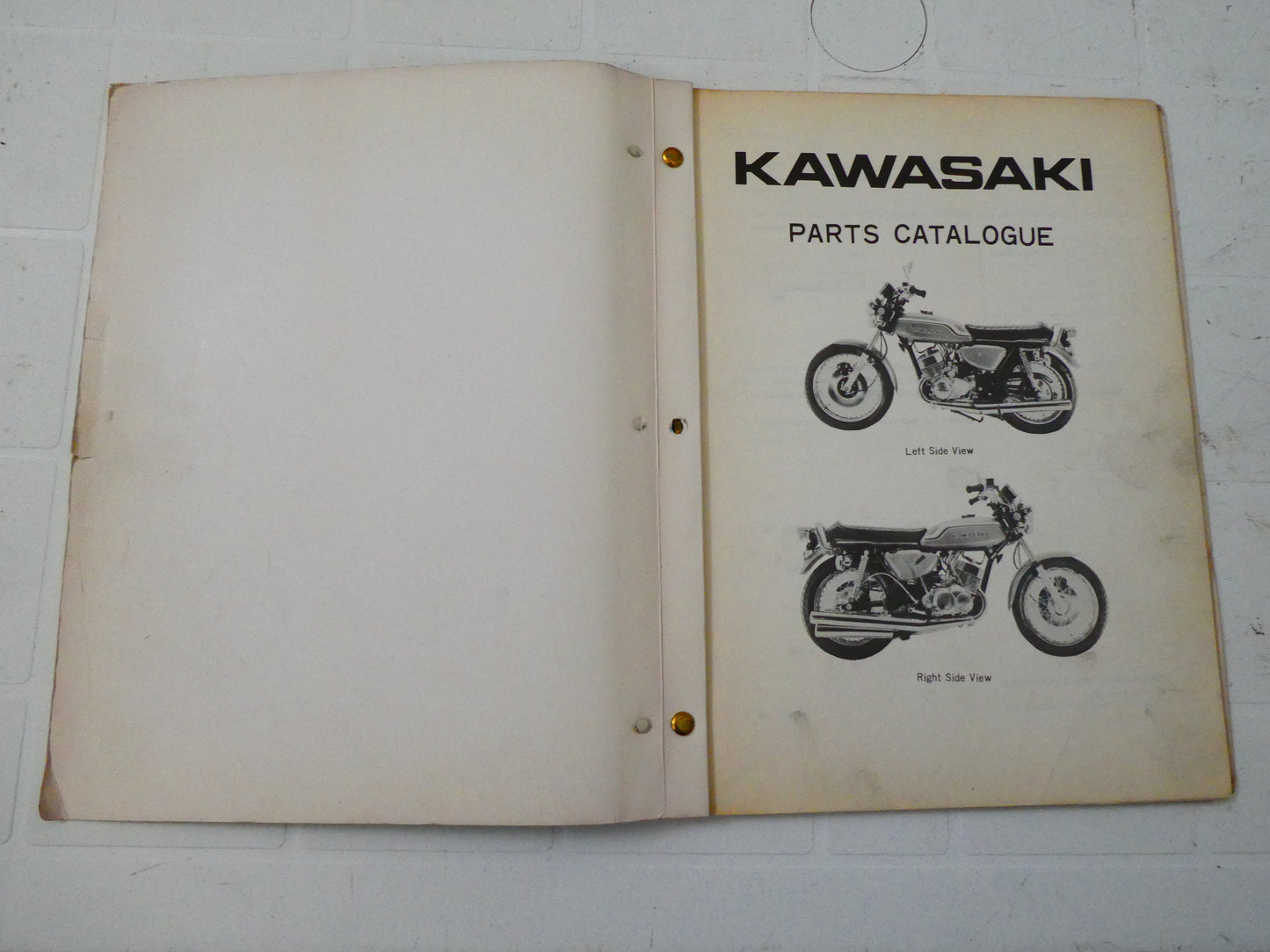Per Kawasaki 500 H1 B MACH catalogo moto ricambi catalogue parts motorcycle 99997-521