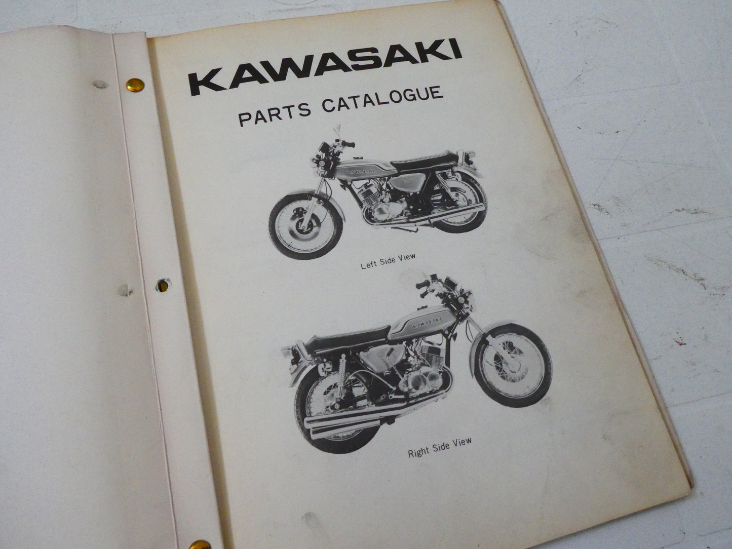 Per Kawasaki 500 H1 B MACH catalogo moto ricambi catalogue parts motorcycle 99997-521