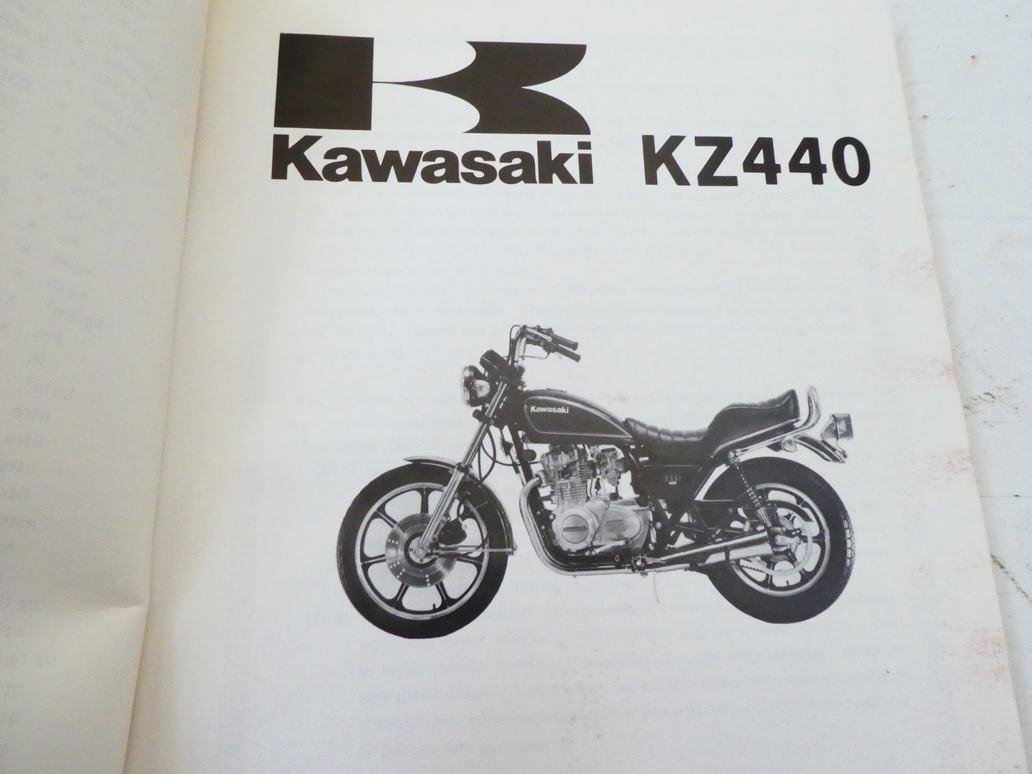 Per kawasaki kz ltd 440 C1 D1  B1 A1 manuale riparazione officina moto service manual motorcycle (Copia)