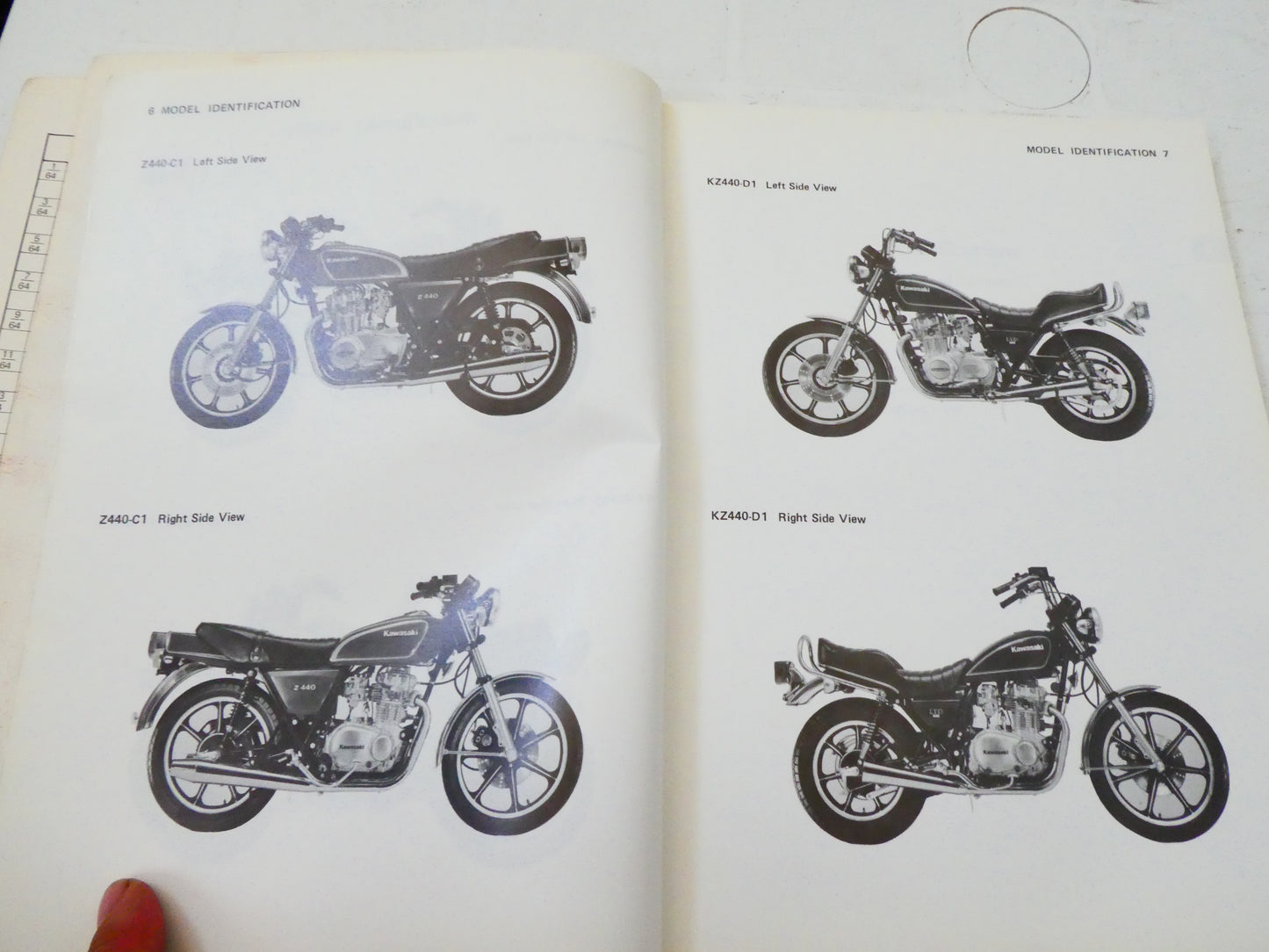 Per kawasaki kz ltd 440 C1 D1  B1 A1 manuale riparazione officina moto service manual motorcycle (Copia)