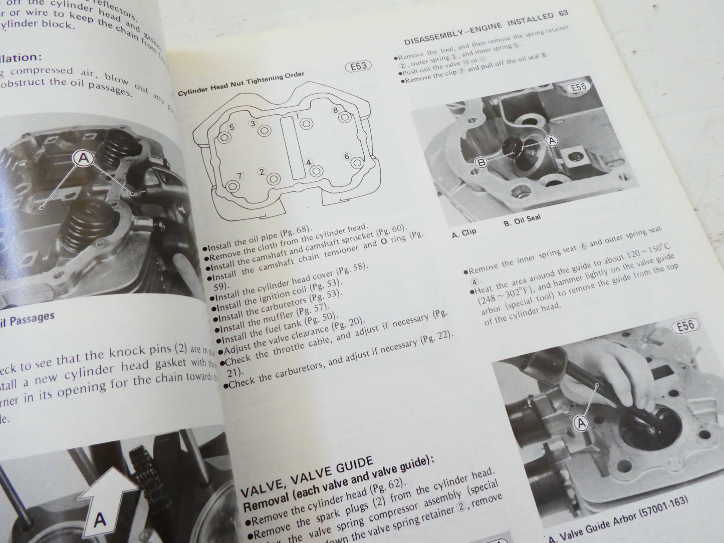 Per kawasaki kz ltd 440 C1 D1  B1 A1 manuale riparazione officina moto service manual motorcycle (Copia)