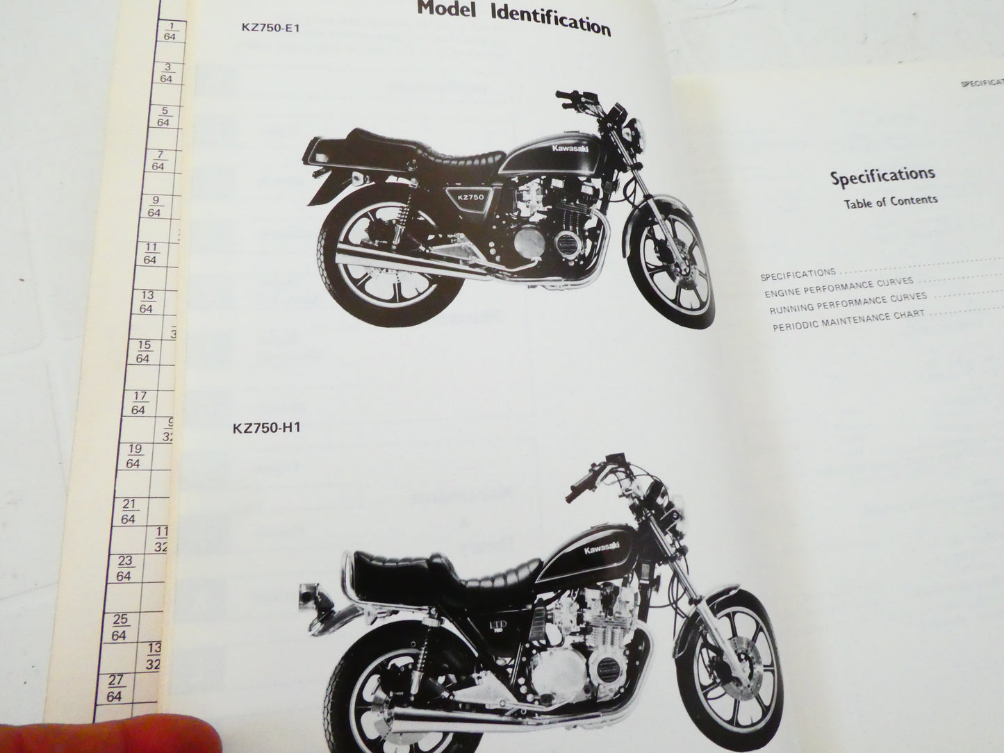 Per kawasaki ltd 750 kz E1 H1 moto manuale officina manual service motorcycle