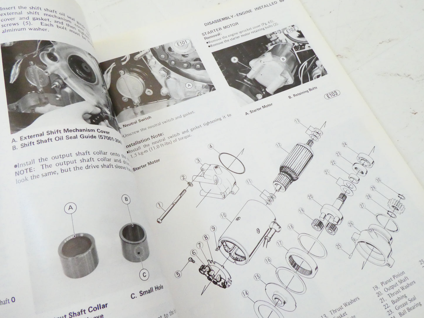 Per kawasaki ltd 750 kz E1 H1 moto manuale officina manual service motorcycle