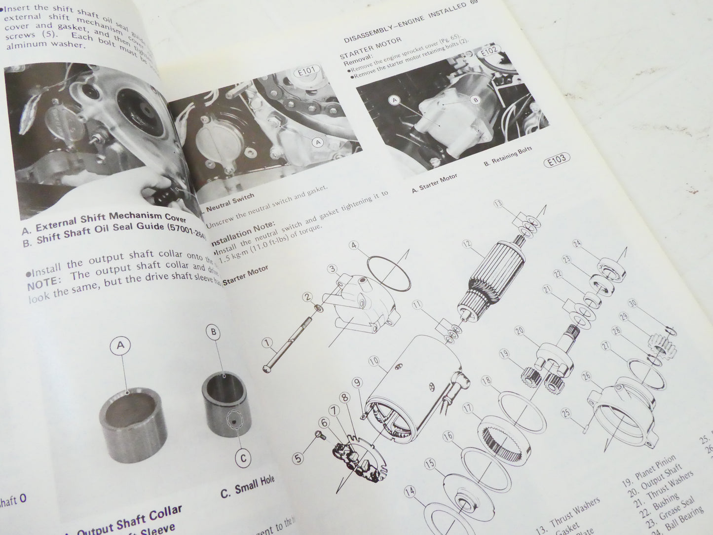 Per kawasaki ltd 750 kz E1 H1 moto manuale officina manual service motorcycle