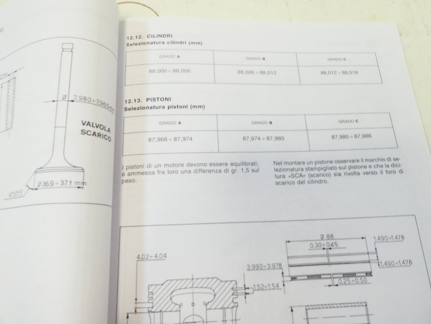 Per moto guzzi 1000 sp 3 serie variante catalogo manuale officina italiano coppia