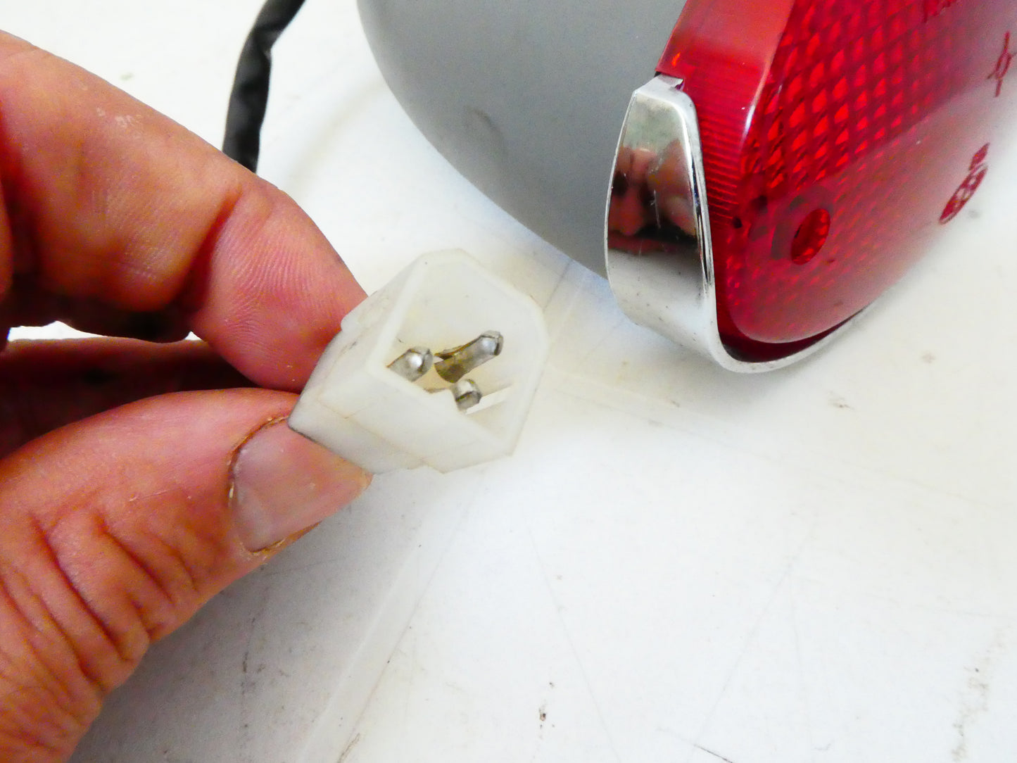 Per italjet Torpedo ecie 133 fanale fanalino stop posteriore scooter tailight rear