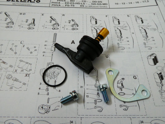 Per dellorto phva leva aria starter carburatore carburatori scooter lever air carburetor