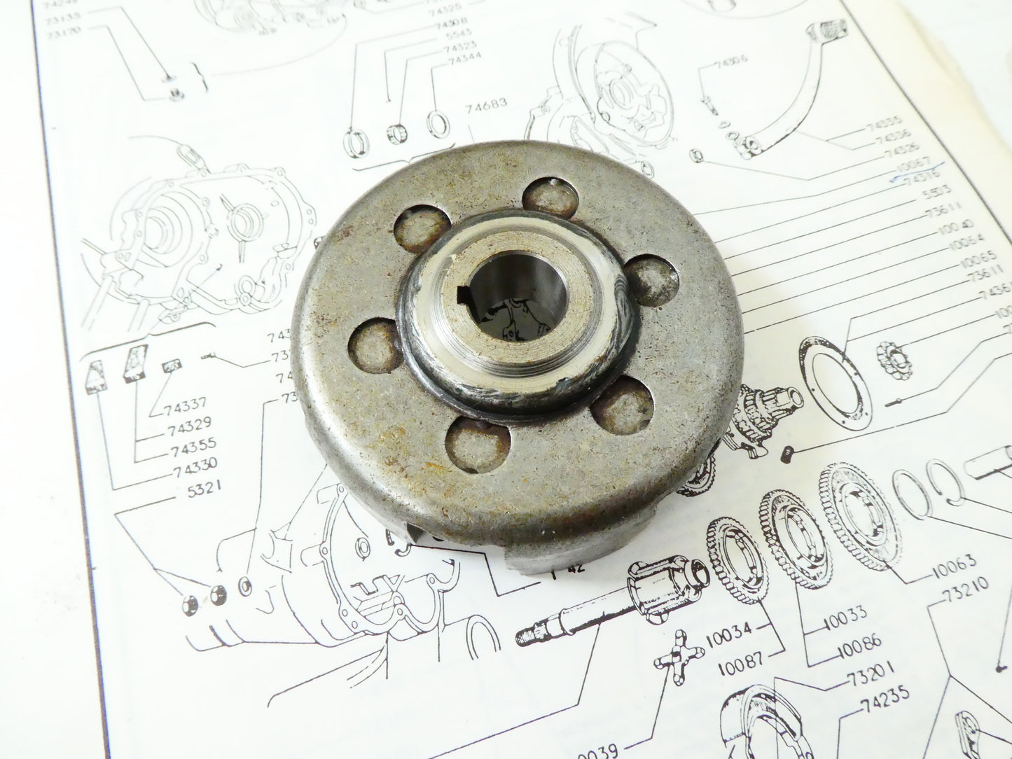 per piaggio vespa 50 hp campana mozzo ragno frizione motore basket clutch smallframe 286012