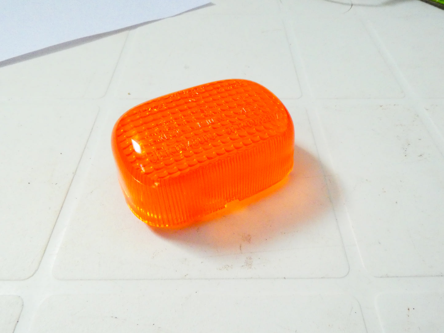 per moto guzzi malanca lente freccia arancione montel p2165 p2166 lens flasher turn signal