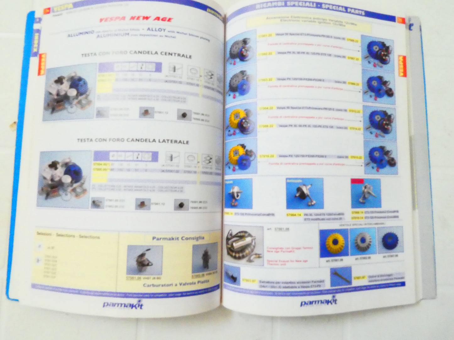 Catalogo n4 cilindri marmitte parti parmakit vespa scooter ciclomotori moped pag 150