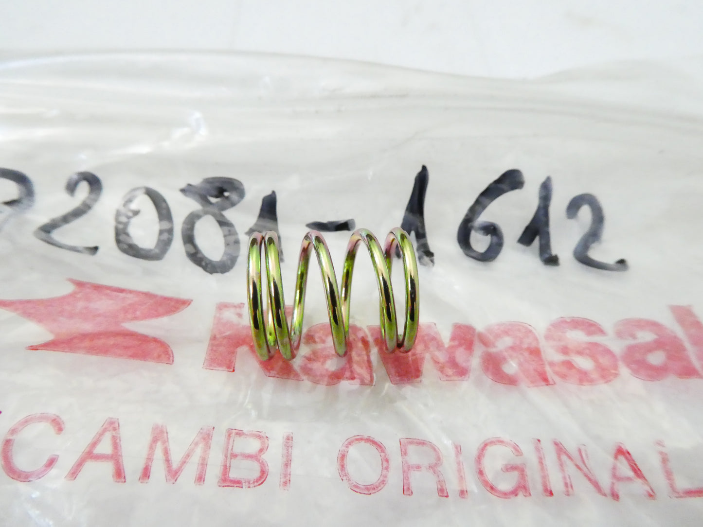 per moto kawasaki molla pedana passeggero posteriore spring rear footstep 92081-1612