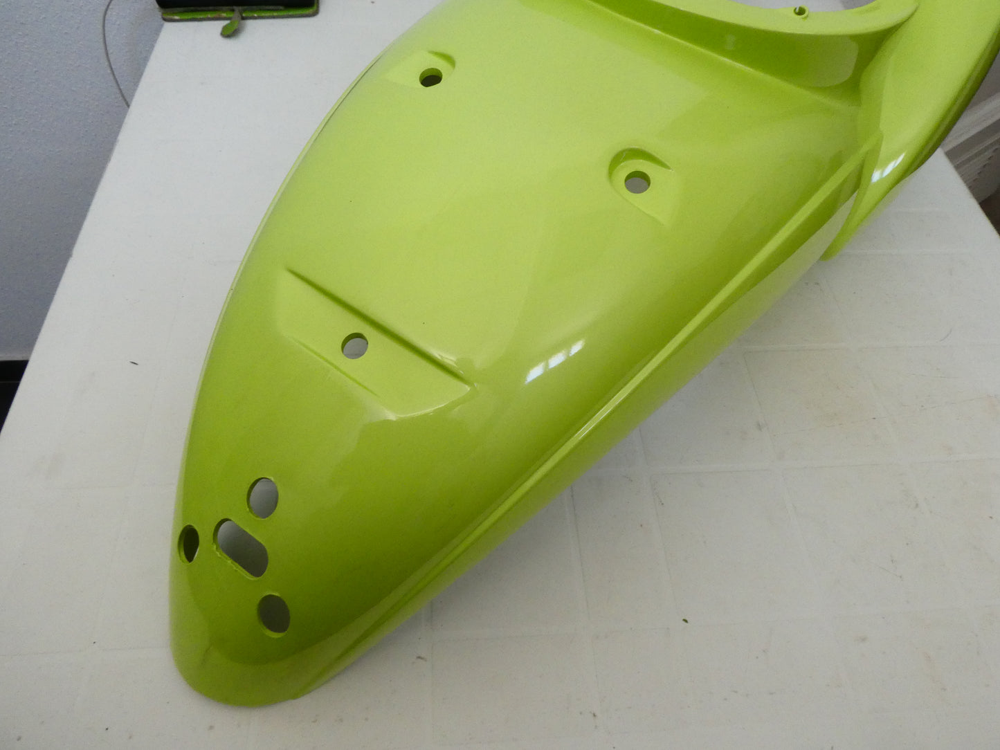 Per Aprilia Scarabeo 50 carena codone posteriore fairing 8239793 verde linfa scooter