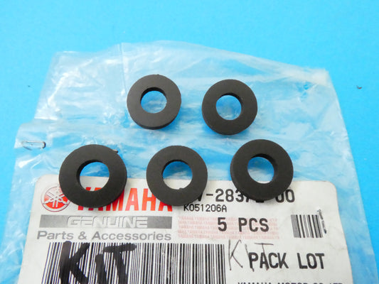 per moto yamaha r1 1999 2001 kit 5 rondelle gomma parafango posteriore 4xv2837200