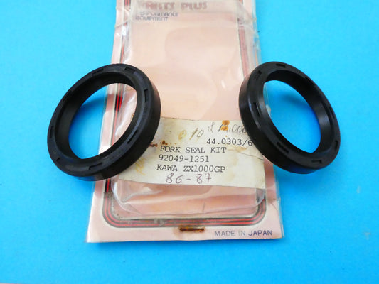 per moto kawasaki gpz 1000 gpx 1000 1986 1987 coppia paraoli forcella fork seal 40 52 9,5 arusu made in japan 92049-1251