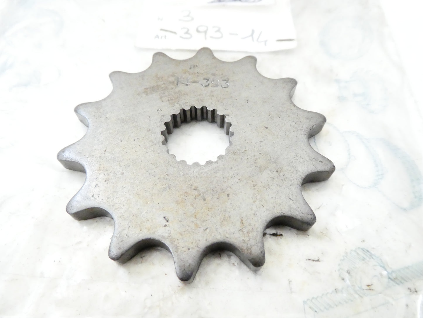 per moto aprilia etx 125 tureg 1986  rotax  enduro pignone catena sprocket chain z14 393