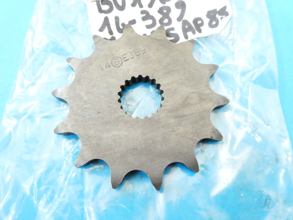 per aprilia mx 125 cross 1985 pignone catena sprocket cahin z 14 passo 520  389