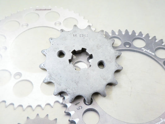 per moto yamaha sr 125 se 1980 1996 pignone catena sprocket chain z16 263