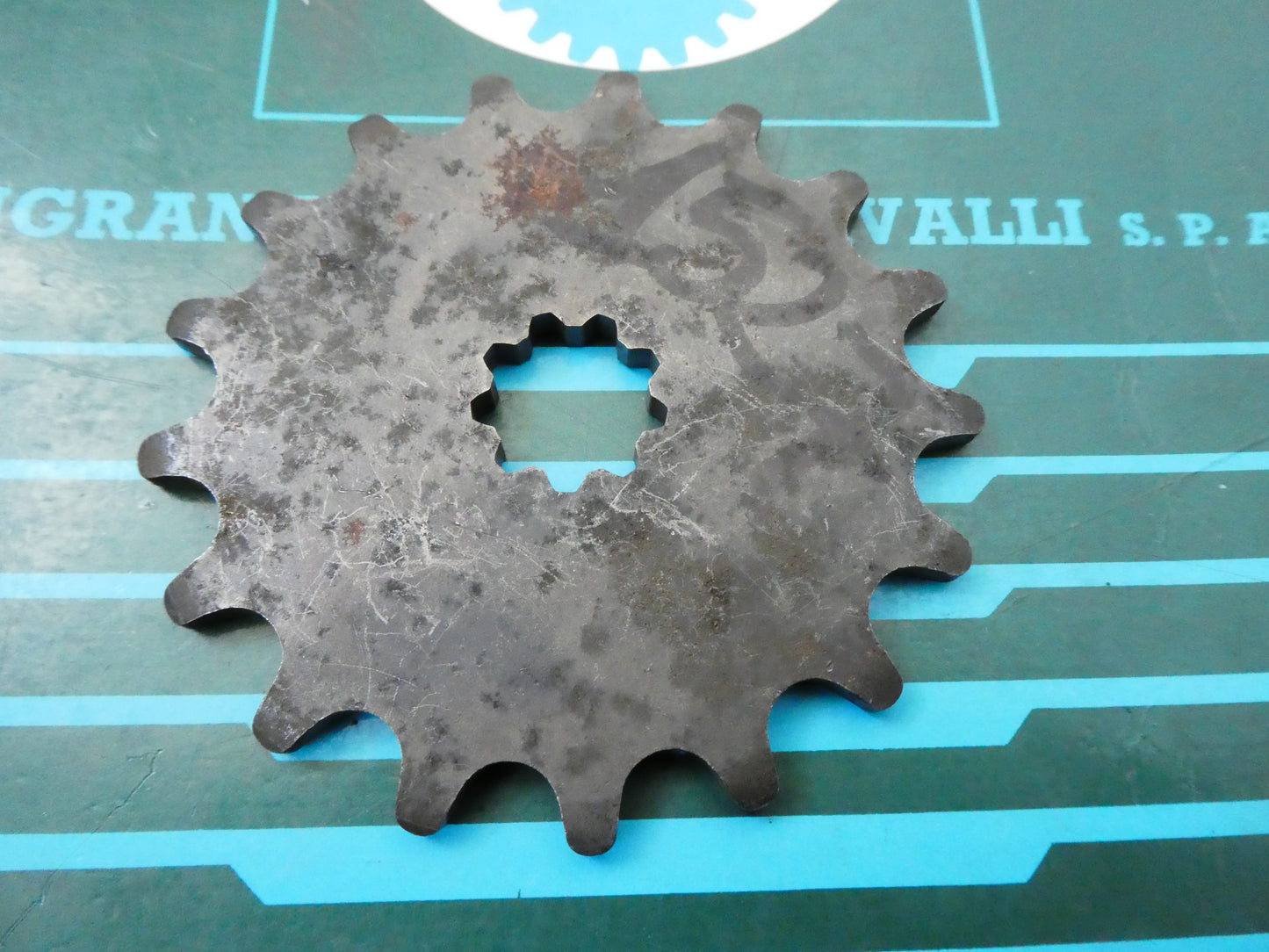 per moto puch monza 4s 4 sl  pignone catena sprocket chain z 17 passo 428