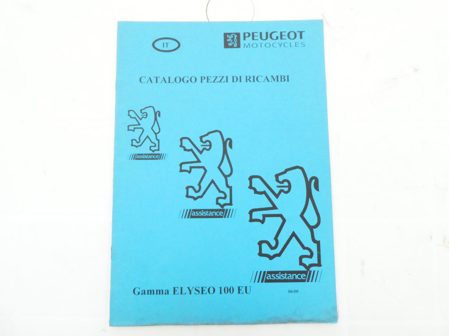 per scooter peugeot elyseo 100 eu 06 2000 catalogo parti ricambi italiano