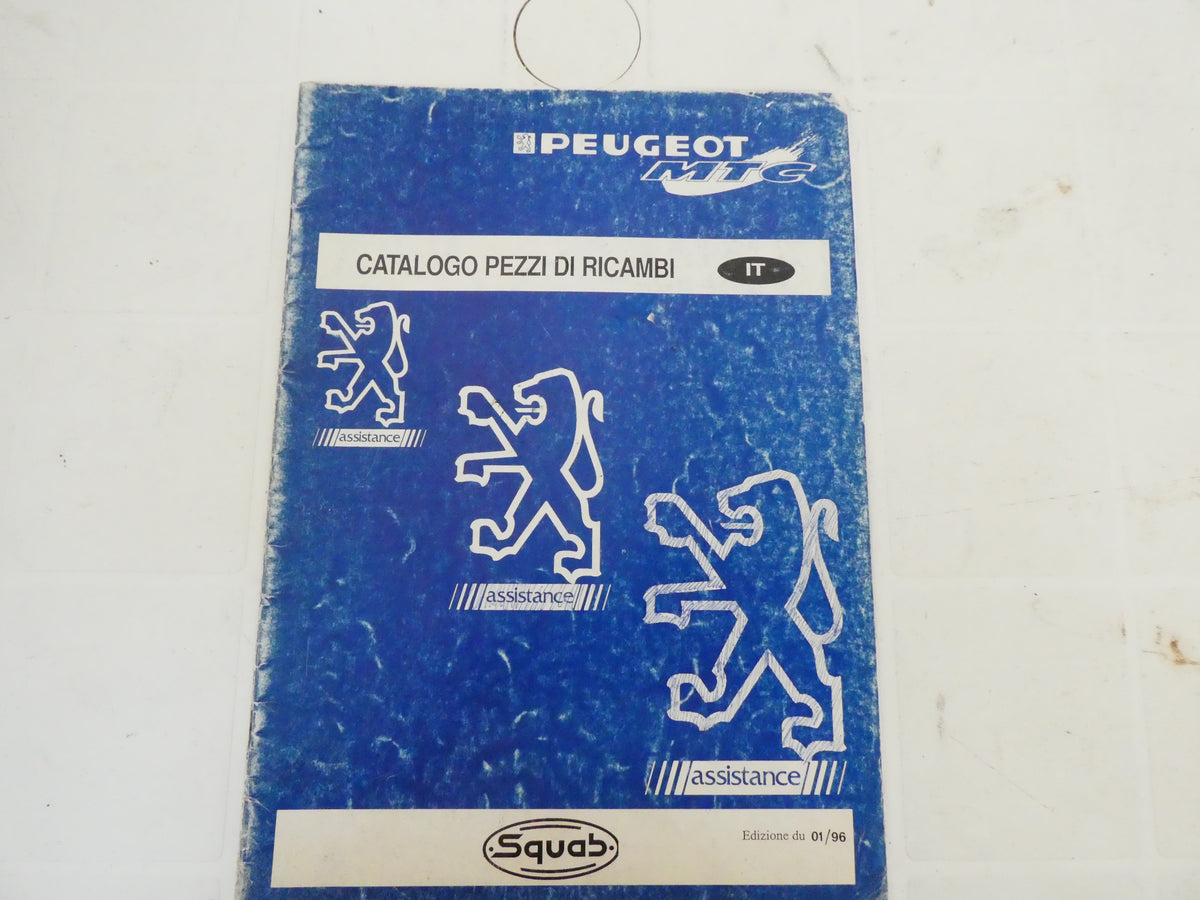 per scooter peugeot squab 01 1996  catalogo parti ricambi italiano
