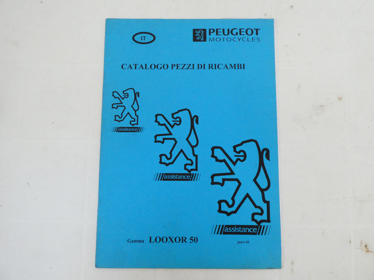 per scooter peugeot looxr 50 2001  catalogo parti ricambi italiano