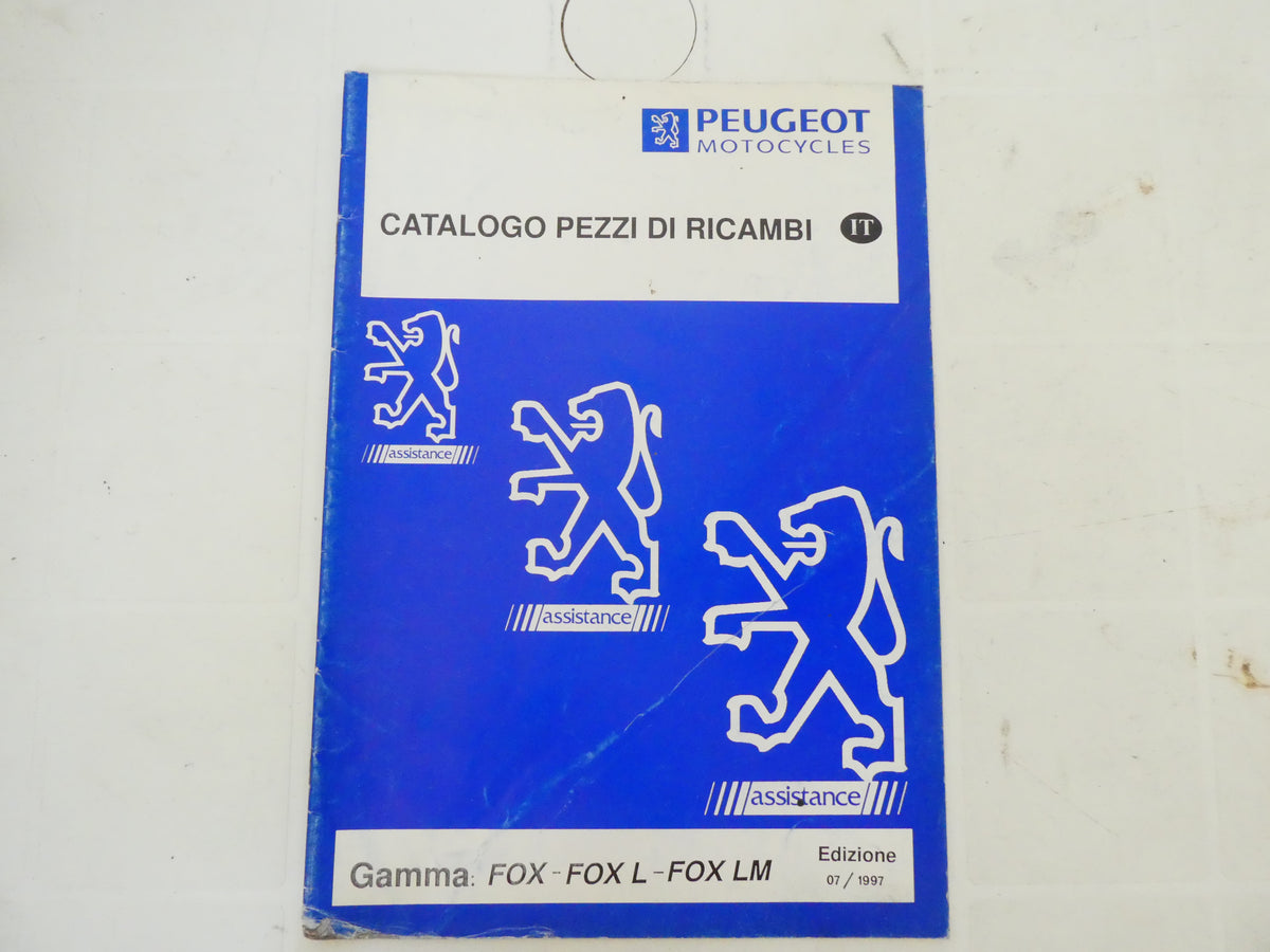 per scooter moped mofa peugeot fox fox l fox lm 07 1997  catalogo parti ricambi italiano