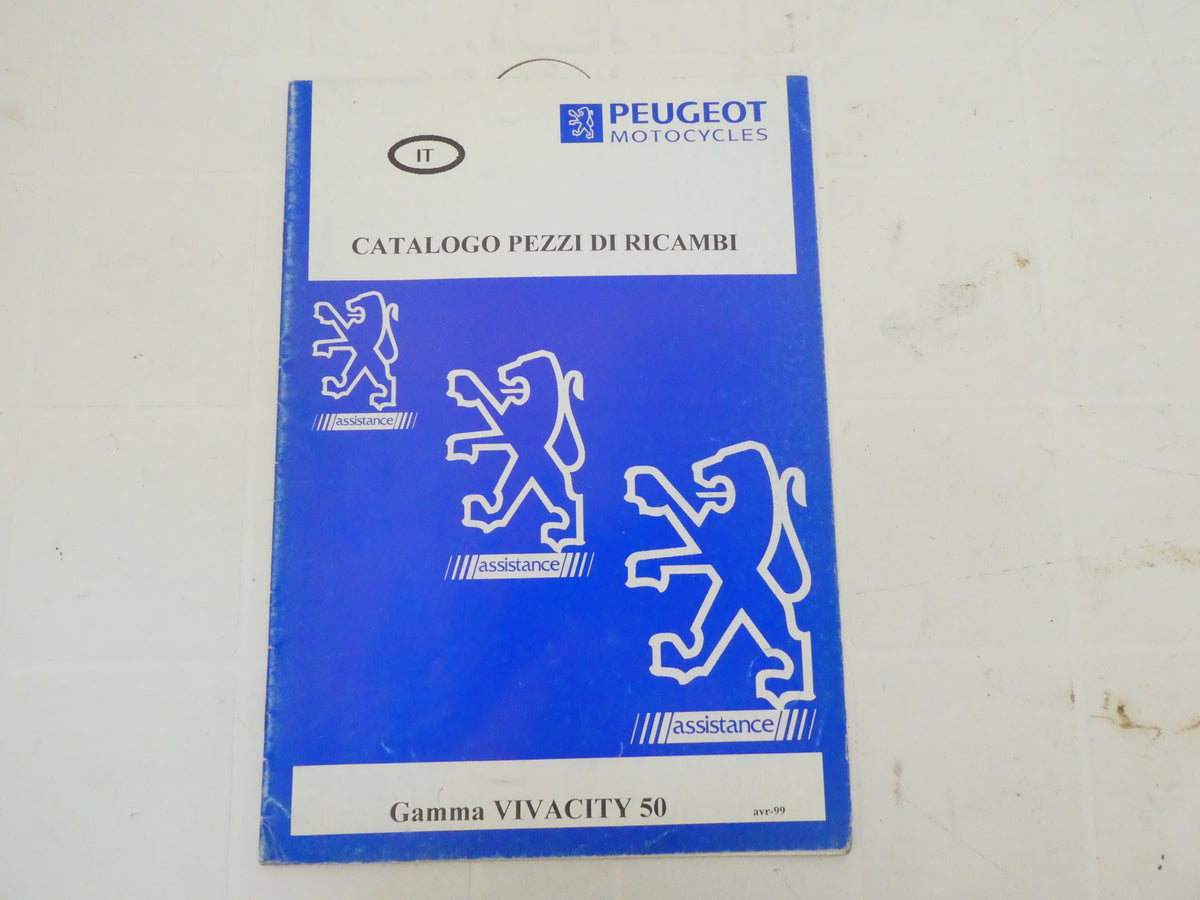 per scooter peugeot vivacity 50 avr 1999 catalogo parti ricambi italiano