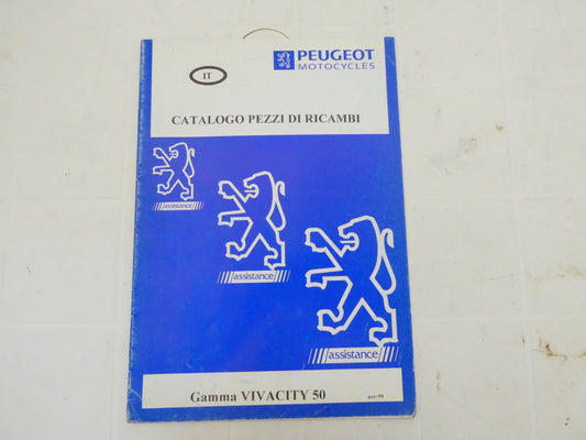 per scooter peugeot vivacity 50 avr 1999 catalogo parti ricambi italiano