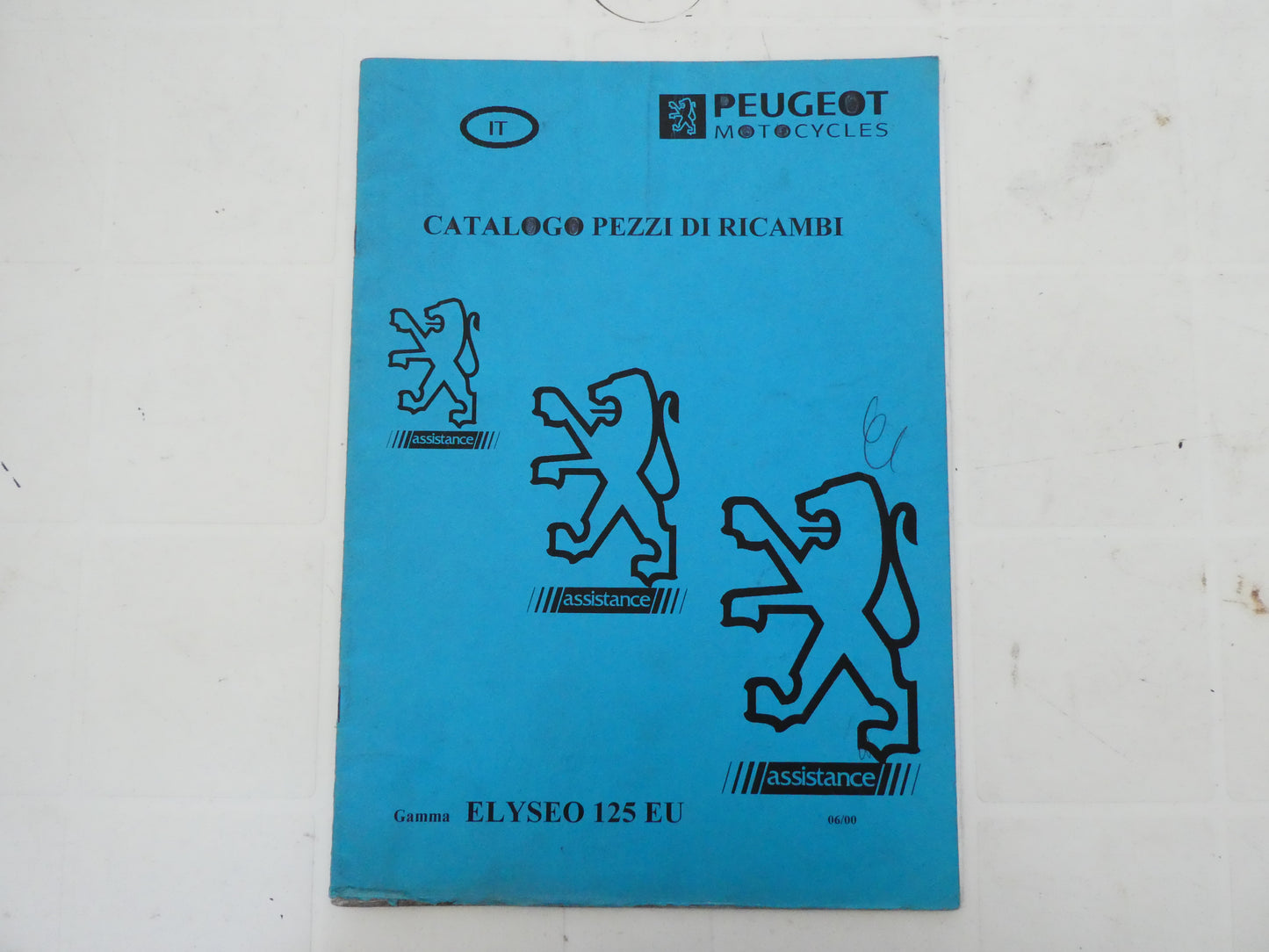 per scooter peugeot elyseo 125 eu 06 1999  catalogo parti ricambi italiano
