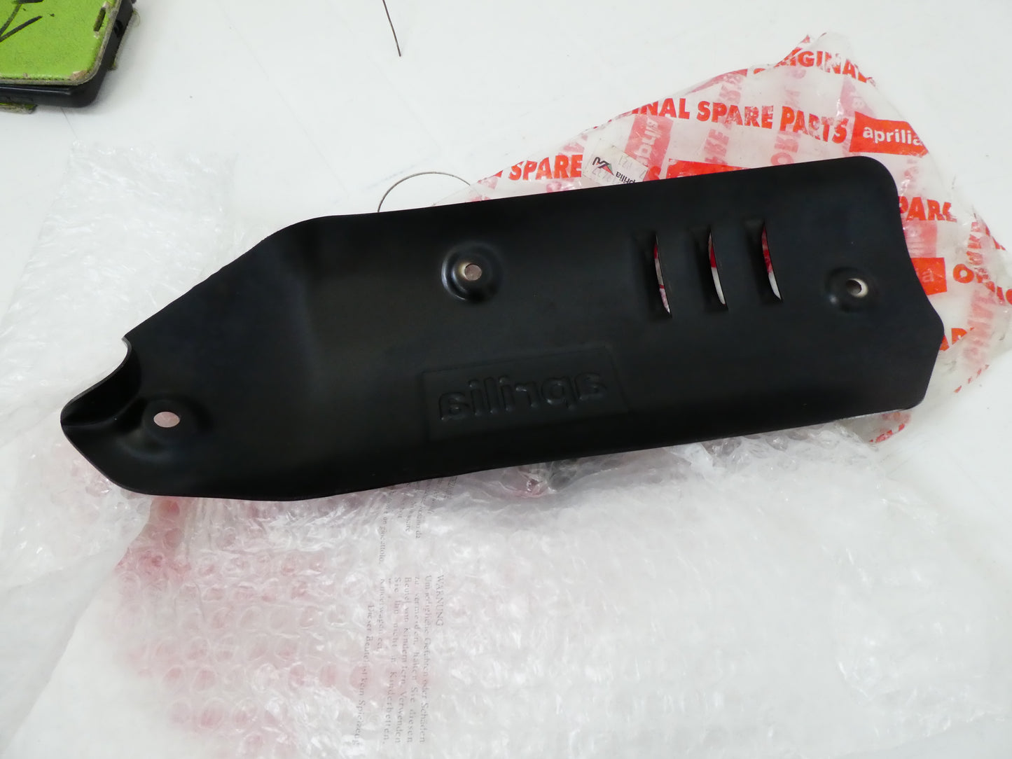Per Aprilia Sonic 50 gp cover protezione paracalore marmitta scarico scooter 8219437