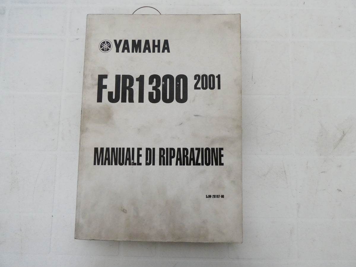per moto  yamaha fjr 1300 n 2001 manuale officina libro riparazione 5jw-28197-h0
