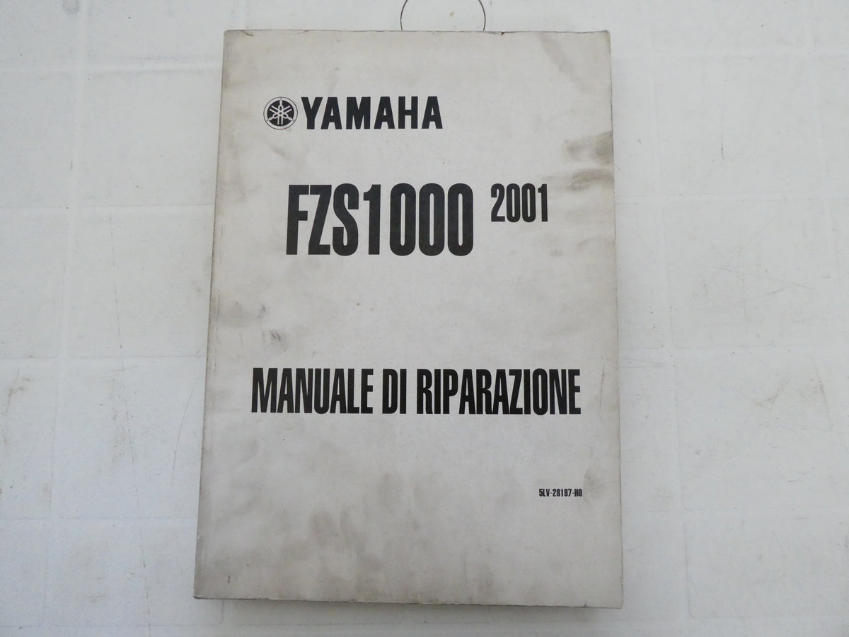 per moto yamaha fzs 1000 fazer 2001 manuale officina riparazione libro italiano 5lv-28197-h0