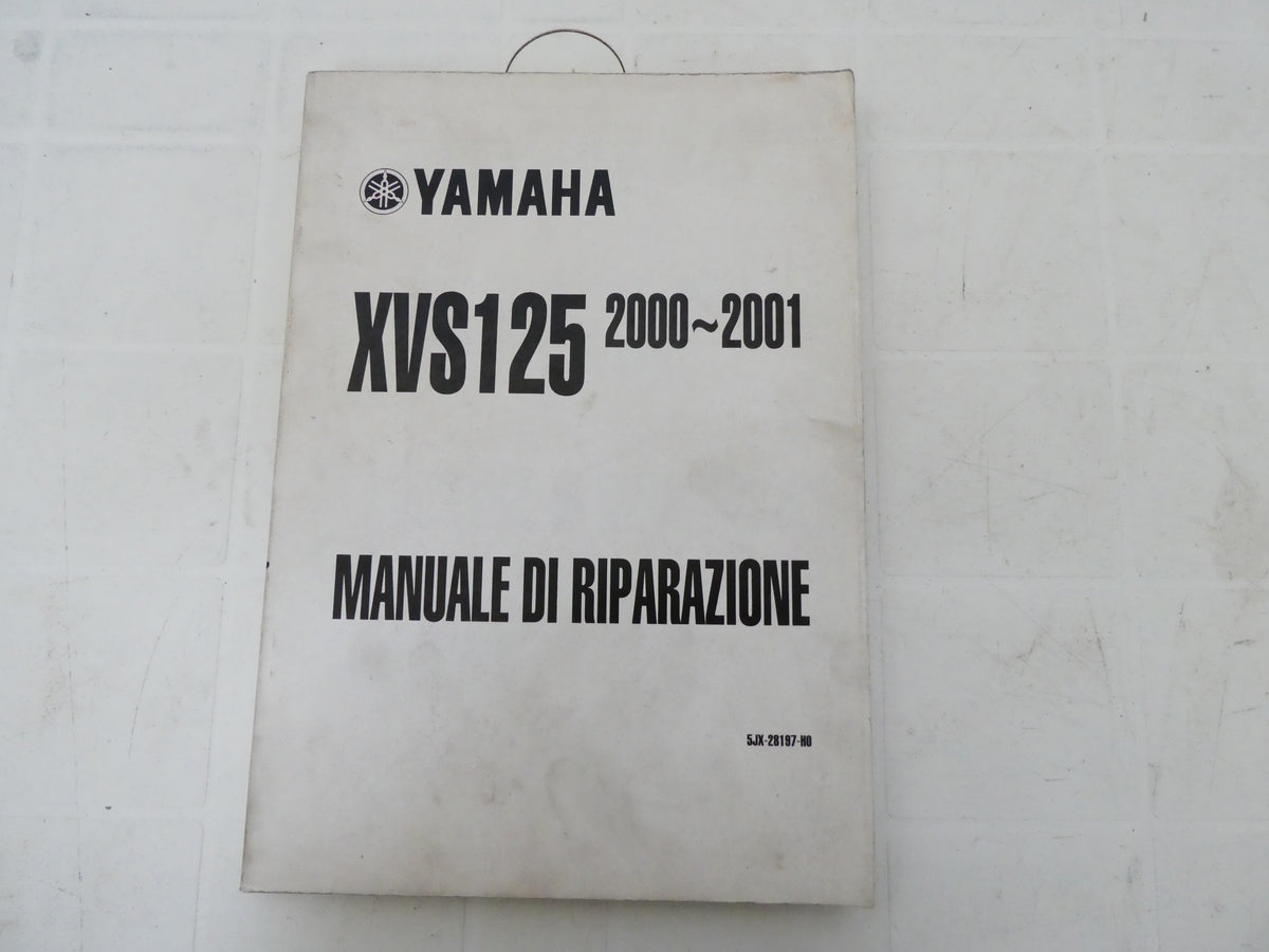 per moto yamaha xvs 125 2000 2001 manuale officina riparazione libro 5jx-28197-h0