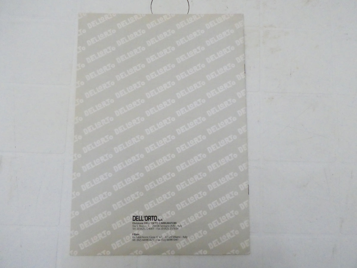 per dellorto carburatori  manuale  regolazione carburatori  italiano  standard 4