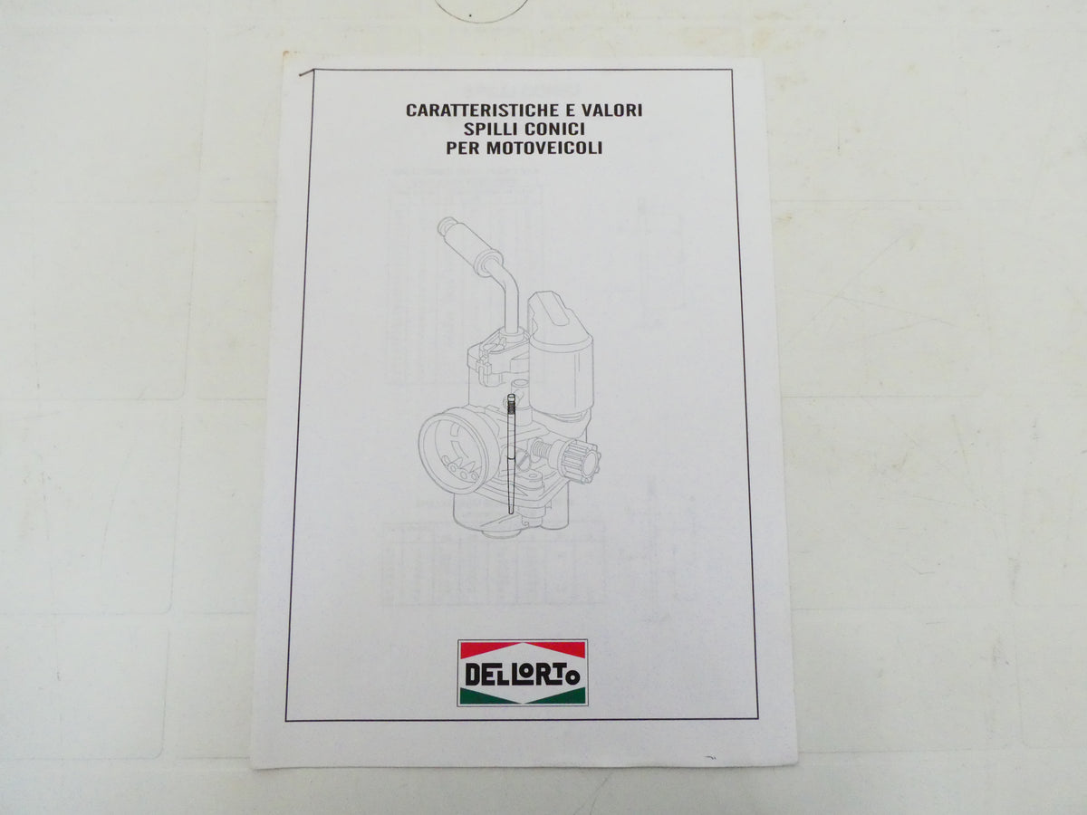 per dellorto carburatore 2001 catalogo applicazione spilli modelli carburatore