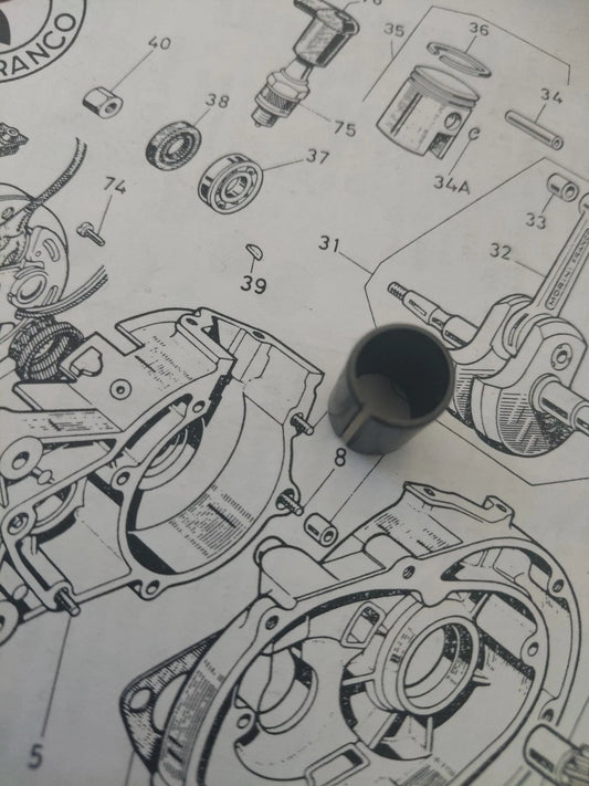 Per franco morini s5 N s5k spina boccola pin crankase 167004 centraggio carter motore