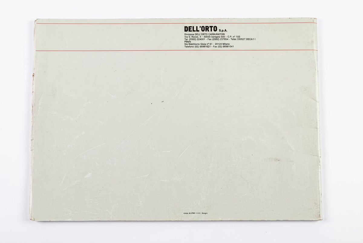 per dellorto motocicli ciclomotori scooter catalogo ricambi carburatore spare part carburetor motorcycle 1990