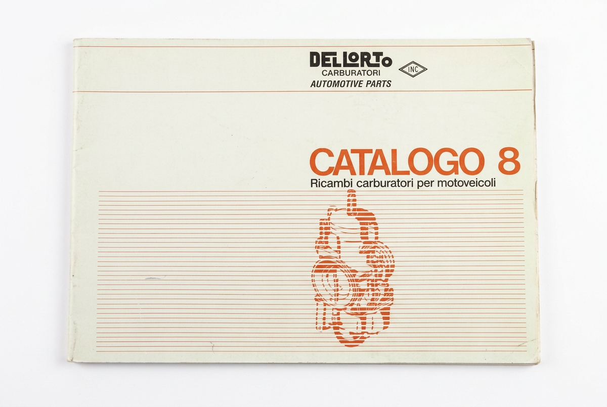per dellorto motocicli ciclomotori scooter catalogo ricambi carburatore spare part carburetor motorcycle 1990